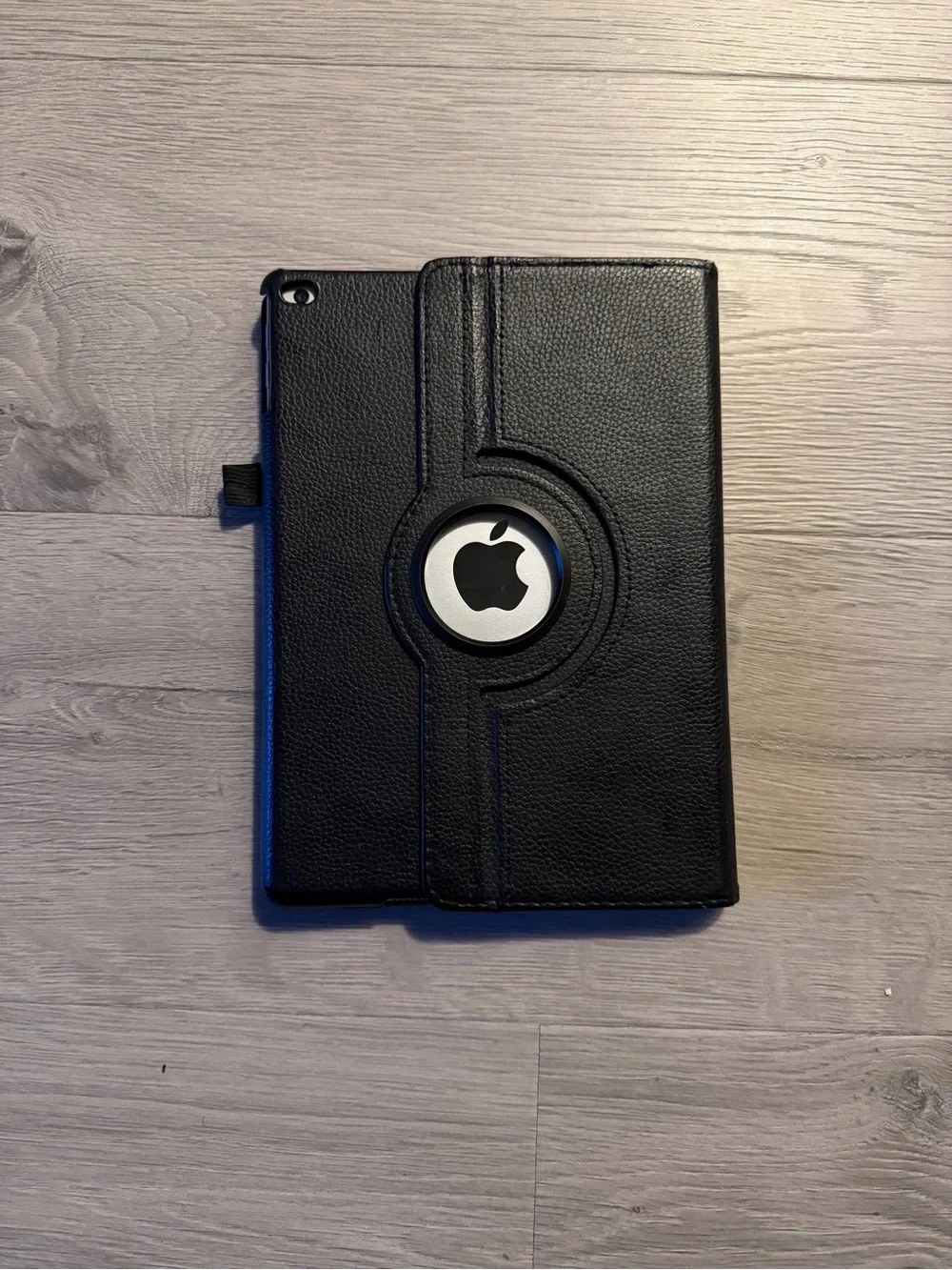 iPad with Black Protective Folio Case